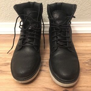 Black Glitter Timberland Boots